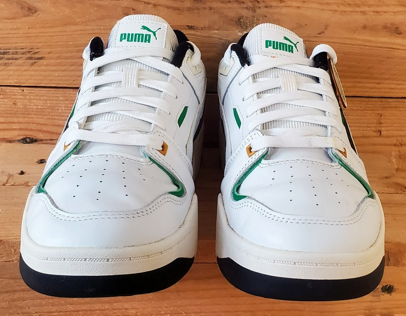 Puma Slipstream Bball Low Leather Trainers UK8/US9/EU42 393266-01 White/Green