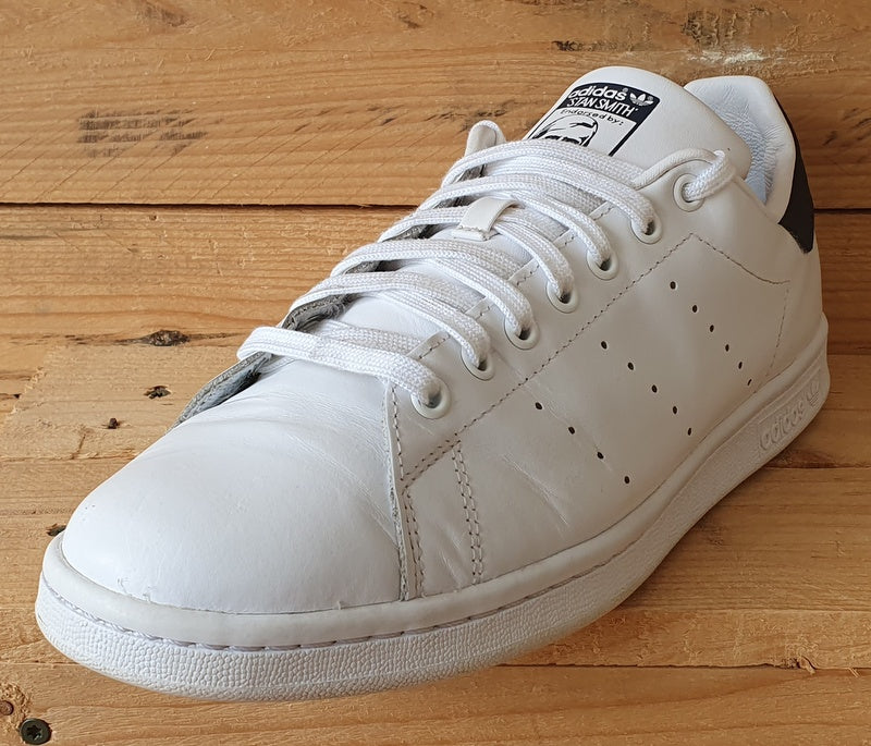 Adidas Stan Smith Low Leather Trainers UK10/US10.5/EU44.5 M20325 Core White/Navy