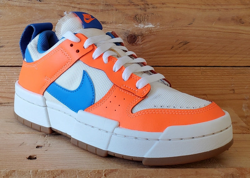 Nike Dunk Disrupt Low Textile Trainers UK5.5/US8/EU39 CK6654-104 Orange/White