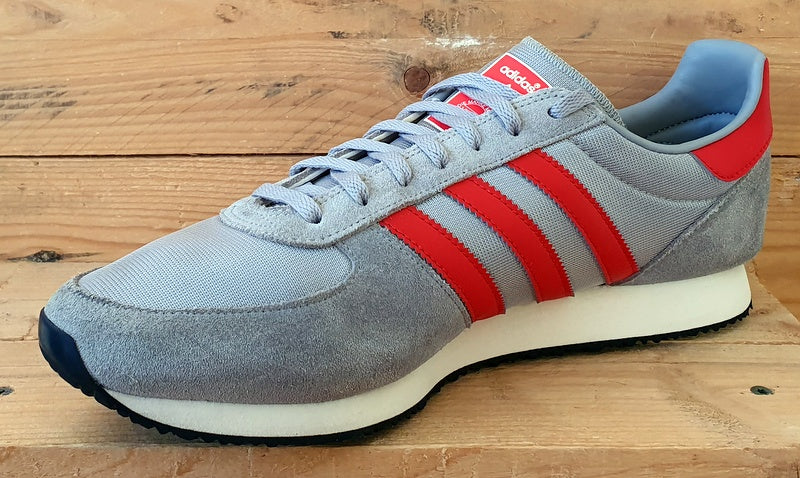 Adidas Originals ZX Racer Low Trainers UK11.5/US12/EU46.5 S79206 Grey/Red