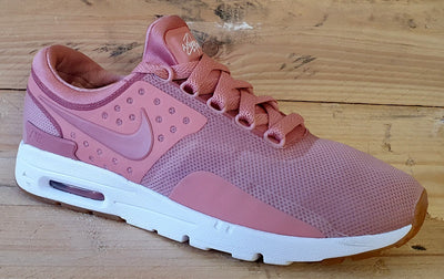 Nike Air Max Zero Textile Trainers UK5/US7.5/EU38.5 857661-602 Red Stardust