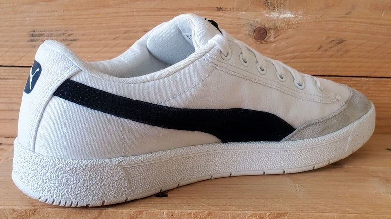 Puma Mallorca Low Canvas/Suede Trainers UK9/US10/EU43 374941-14 White/Navy