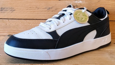 Puma Dribble Low Leather Trainers UK7.5/US8.5/EU41 400326-05 White/Black
