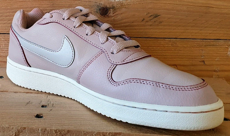 Nike Ebernon Low Leather Trainers UK6.5/US9/E40.5 AQ1779-200 Particle Beige Pink