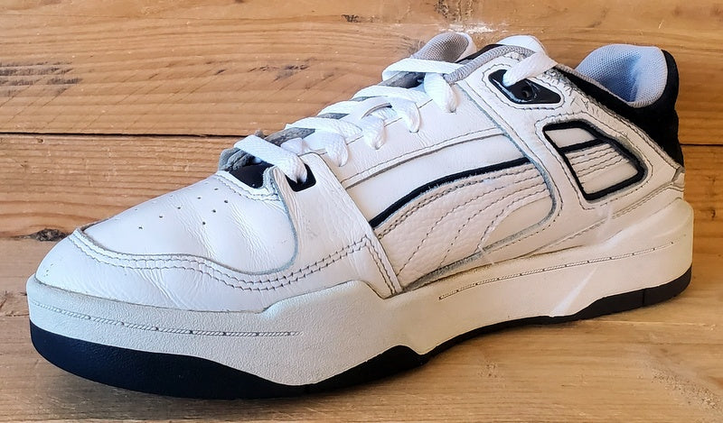Puma Slipstream Low Leather Trainers UK8/US9/EU42 388549-01 White/Black