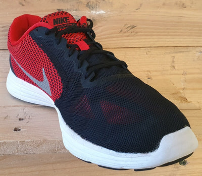 Nike Revolution 3 Low Textile Trainers UK10/US11/EU45 819300-600 University Red