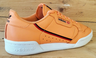 Adidas Continental 80 Low Leather Trainers UK7.5/US8/EU41 CG7124 Easy Orange