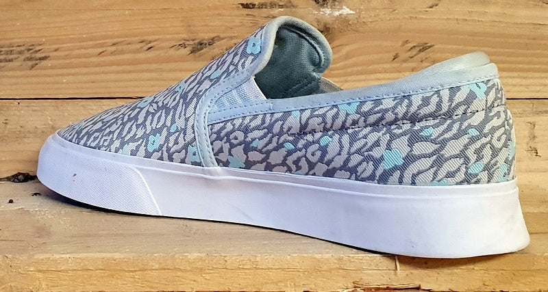 Adidas Sabalo Slip On Low Canvas Trainers EG8581 Grey White Blue UK7.5 US8 EU41