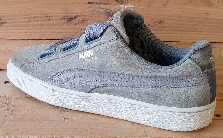 Puma suede heart grise hotsell