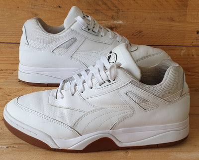 Puma Palace Guard Low Leather Trainers UK10/US11/EU44.5 370063 03 White/Gum