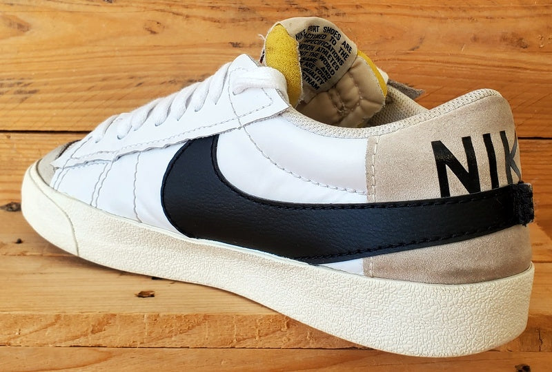 Nike Blazer 77 Jumbo Low Leather Trainers UK12/US13/E47.5 DN2158-101 White/Black