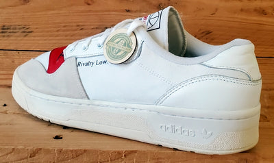 Adidas Rivalry Low Canvas/Suede Trainers UK11.5/US12/EU46.5 EF6418 White