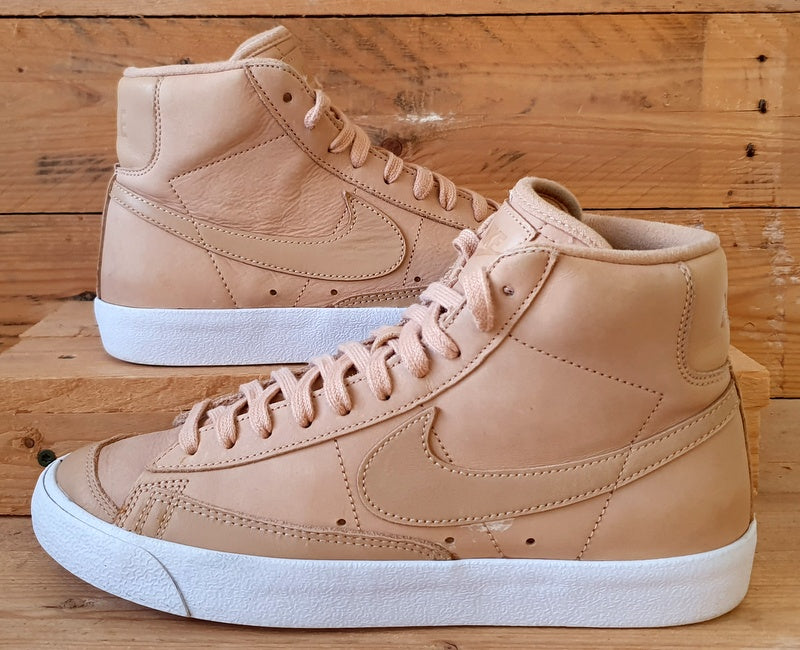 Nike Blazer Mid Leather Trainers UK6.5/US9/E40.5 DQ7572-200 Vachetta Tan