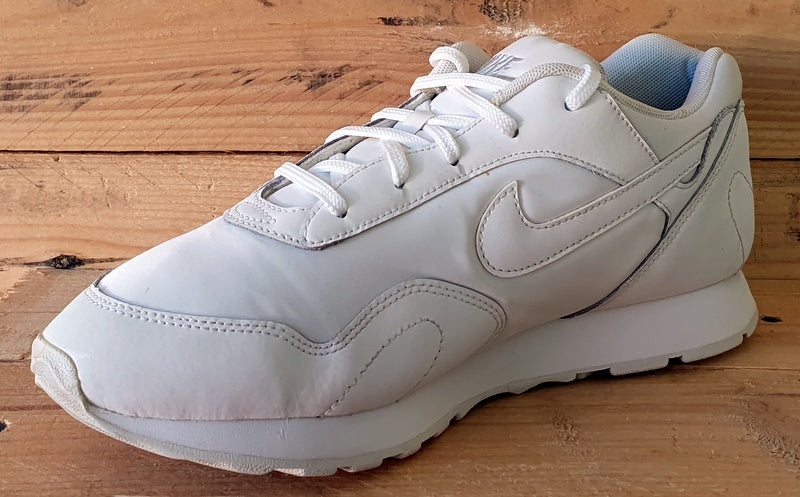 Nike Outburst Low Leather Trainers UK7/US9.5/EU41 AO1069-105 Triple White