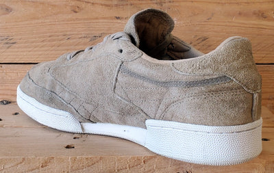 Reebok Club C 85 Low Suede Trainers UK10/US11/EU44.5 BD1897 Oatmeal Driftwood