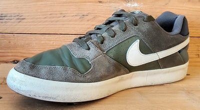 Nike SB Delta Force Low Leather Trainers UK7/US8/EU41 942237-200 Green/White