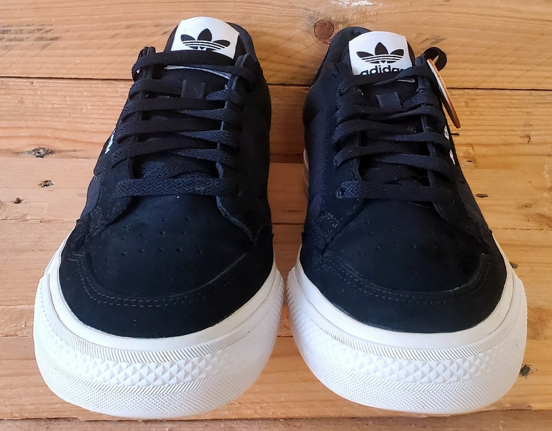 Adidas Continental Vulc Low Suede/Canvas Trainers UK8.5/US9/EU42.5 EF3524 Black