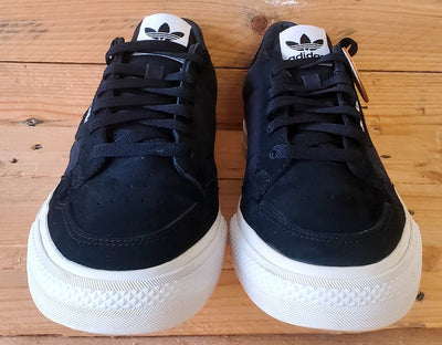 Adidas Continental Vulc Low Suede/Canvas Trainers UK8.5/US9/EU42.5 EF3524 Black