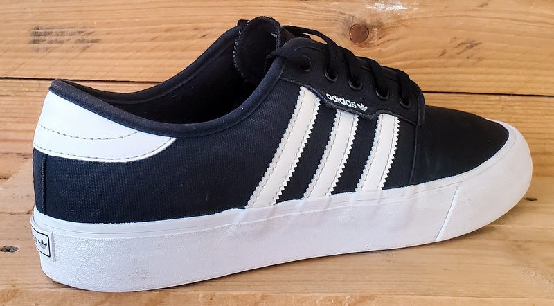 Adidas Seeley XT Low Canvas Trainers UK9.5/US10/EU44 GZ8568 Black/White/Gum