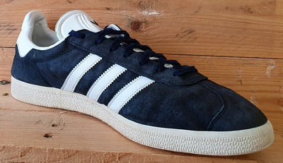 Adidas Originals Gazelle Low Suede Trainers UK12/US12.5/EU47 BB5478 Navy/White