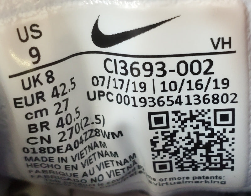 Nike Air Max 98 Low Textile Trainers UK8/US9/EU42.5 CI3693-002 Black/Smoke Grey