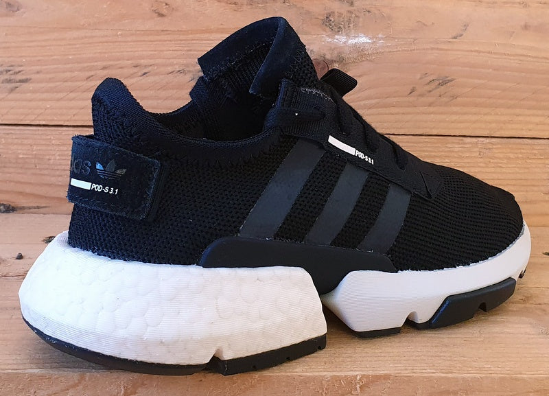 Adidas POD S3.1 Low Textile Trainers UK4/US4.5/EU36.5 B37366 Black/White