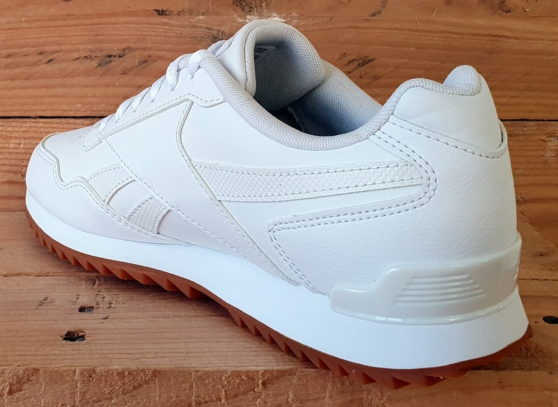 Reebok Royal Glide Low Leather Trainers UK5/US7.5/EU38 FW0151 White Gum Sole