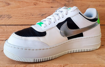 Nike Air Force 1 Shadow Leather Trainers UK5.5/US8/EU39 DN8006-100 White/Black