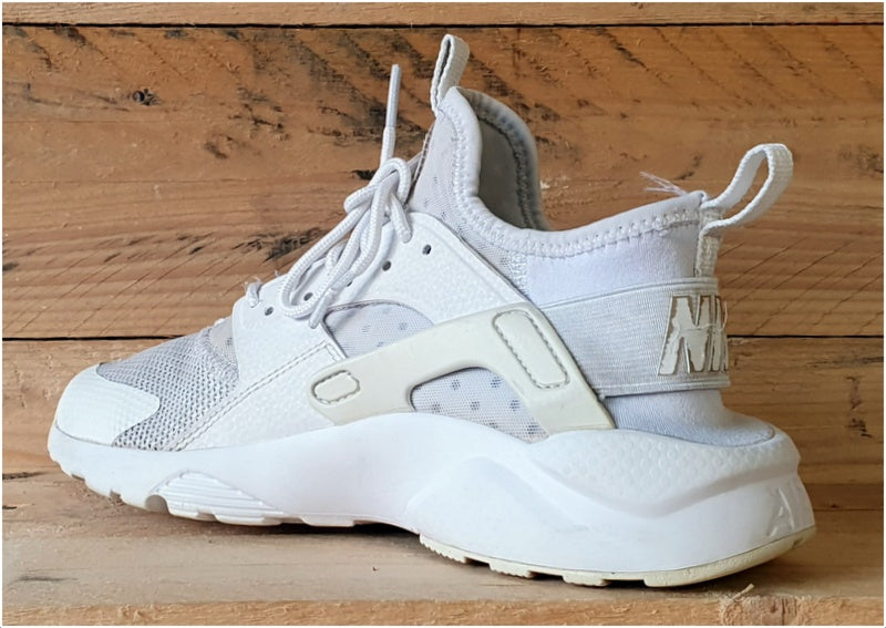 Nike Air Huarache Run Ultra Trainers Triple White 847569 100 UK5 US5.5Y EU38 VintageTrainers