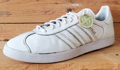 Adidas Gazelle Low Leather Trainers UK10/US10.5/EU44.5 BB5498 White