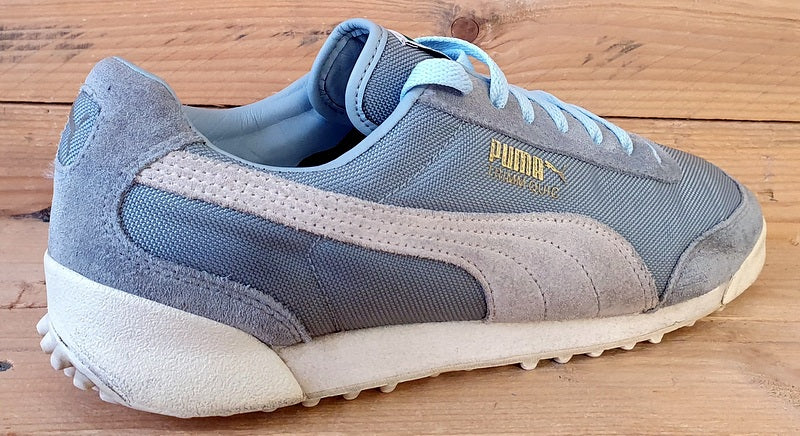 Puma Trimm Quick Low Textile Suede Trainers UK8 US9 EU42 364931 02 Blue VintageTrainers