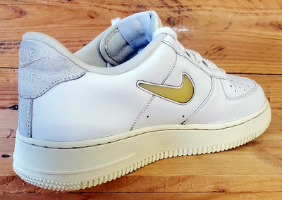 Nike Air Force 1 Jewel Low Leather Trainers UK9/US10/E44 DC8894-100 Pale Vanilla