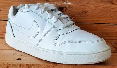 Nike Ebernon Low Leather Trainers UK8.5/US9.5/EU43 AQ1775-100 Triple White