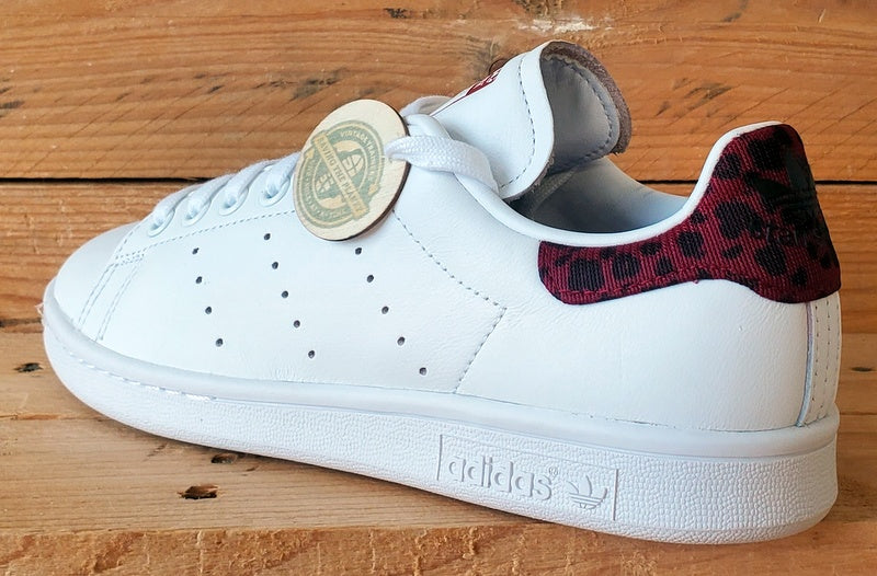 Adidas Stan Smith Low Leather Trainers UK6/US7.5/EU39 EE4896 White/Leopard