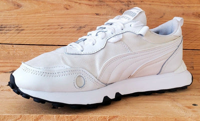 Puma Rider FV Low Textile/Leather Trainers UK6/US7/EU39 387172-02 White