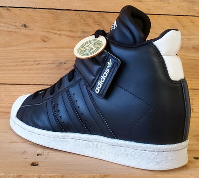 Adidas Superstar Up Mid Leather Trainers UK6/US7.5/EU39 S81350 Black/White