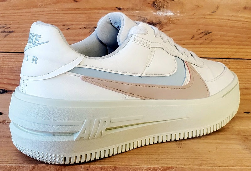 Nike Air Force 1 PLT.AF.ORM Low Leather Trainers UK5/US7.5/E38.5 DJ9946-104 Sail