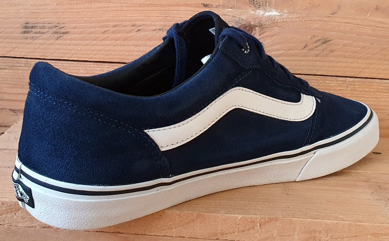 Vans Off The Wall Suede Trainers UK10.5/US11.5/EU45 721454 Navy/White