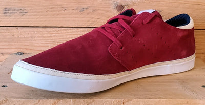 Adidas Originals Low Suede Trainers UK10/US10.5/EU44.5 G63969 Red/White