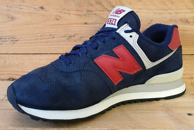 New Balance Classics 574 Low Suede Trainers UK10/US10.5/EU44.5 ML574PN2 Navy