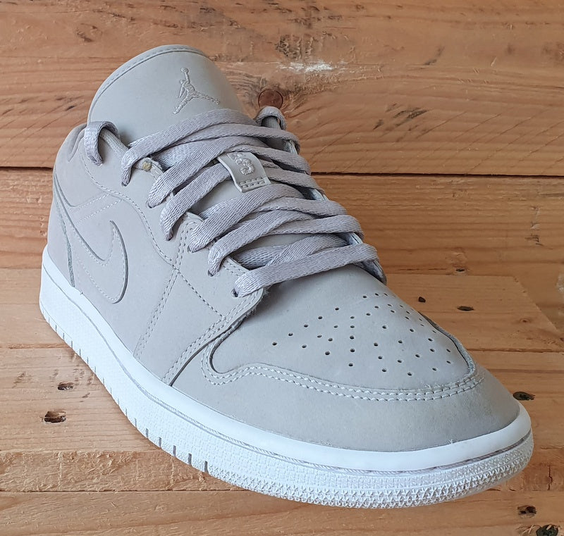 Nike Air Jordan 1 Low Suede Trainers UK5.5/US8/EU39 DC0774-002 Grey Fog/White