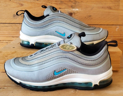 Nike Air Max 97 Ultra Low Trainers UK6/US8.5/EU40 917704-001 Silver/Marine Blue