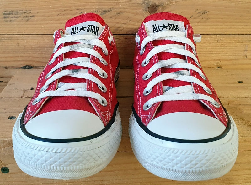 Converse Chuck Taylor All Star Canvas Trainers UK6/US8/EU39 M9696 Red/White