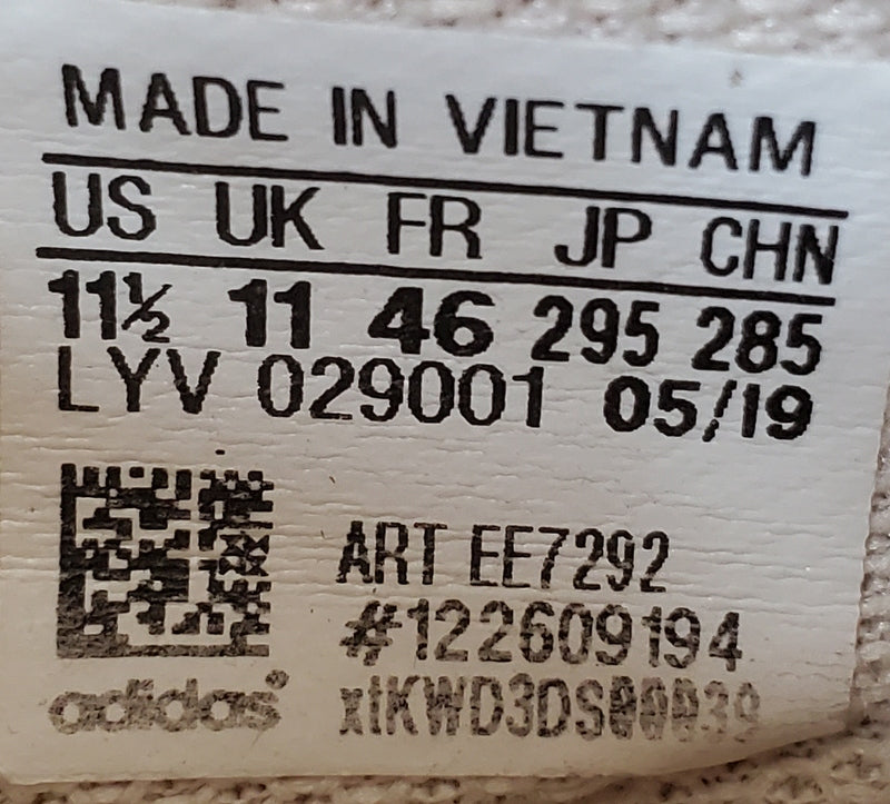 Adidas Adiease Low Suede Trainers UK11/US11.5/EU46 EE7292 Linen/Chalk/White