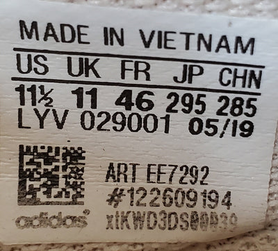 Adidas Adiease Low Suede Trainers UK11/US11.5/EU46 EE7292 Linen/Chalk/White