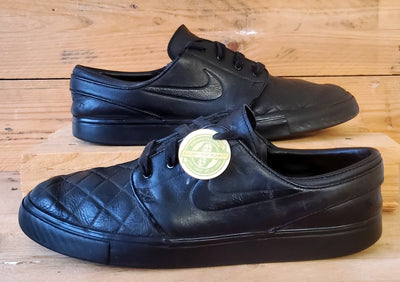 Nike Stefan Janoski Elite Leather Trainers UK9.5/US10.5/EU44.5 833600-006 Black