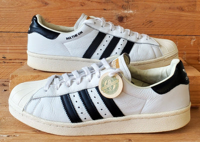 Adidas Superstar Boost Low Leather Trainers UK10/US10.5/E44.5 BB0188 White/Black