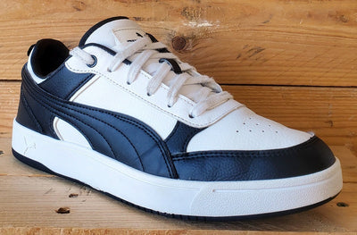Puma Dribble Low Leather Trainers UK7.5/US8.5/EU41 400326-05 White/Black