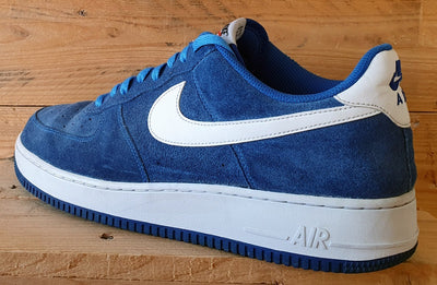 Nike Air Force 1 Low Suede Trainers UK11.5/US12.5/EU47 820266-404 Hyper Cobalt