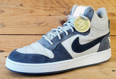 Nike Court Borough Premium Mid Trainers UK6/US8.5/EU40 844907-005 Pure Platinum